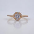 Anillo Halo Circulo 1.65gr / T6 / Oro Amarillo 18K %