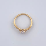 Halo Circle Churumbela Ring 2.05gr / Size 6 / 18K Gold &
