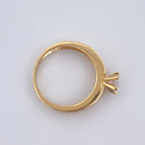 Solitaire Ring Churumbela 3.5gr / Size 6 / 18K Gold &