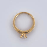Solitaire Ring Churumbela 3.5gr / Size 6 / 18K Gold &