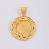 Dije Corona Real 7.2 g / 1 1/2 in Oro Amarillo 18K