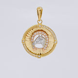 Dije Herradura Caballo 4.9 g / 1 3/4 in Tres Oros 18K