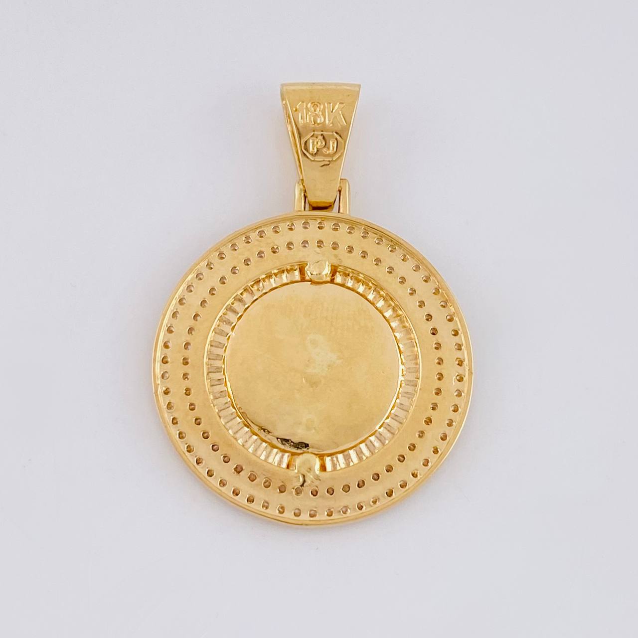Dije Corona Poder 10.4 g / 1 1/2 in Oro Amarillo 18K