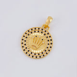 Dije Corona Brillo Único 3.95 g / 1 1/4 in Oro Amarillo 18K