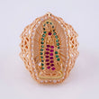 Anillo Virgen Guadalupe 7.7 g / T10 3/4 Oro Rosa 18K