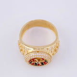 Casino Roulette Ring Mobile 8.85 g / Size 10 3/4 Yellow Gold 18K