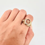 Casino Roulette Ring Mobile 8.85 g / Size 10 3/4 Yellow Gold 18K
