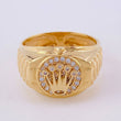 Crown Ring Band 6.1 g / T11 18K Yellow Gold