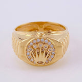 Crown Ring Band 6.1 g / T11 18K Yellow Gold