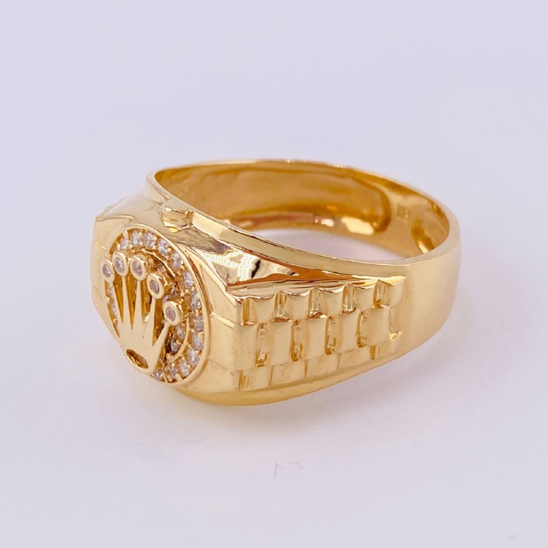 Crown Ring Band 6.1 g / T11 18K Yellow Gold