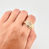 Crown Ring Band 6.1 g / T11 18K Yellow Gold