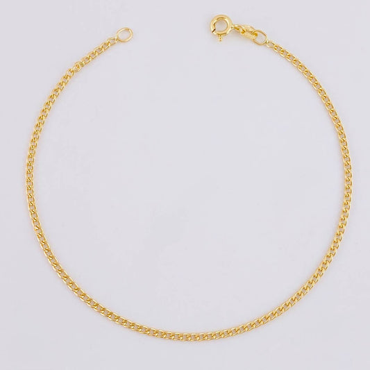 Pulso Cubano 1.2 g / 7 3/4 in / 2 mm Oro Amarillo 18K