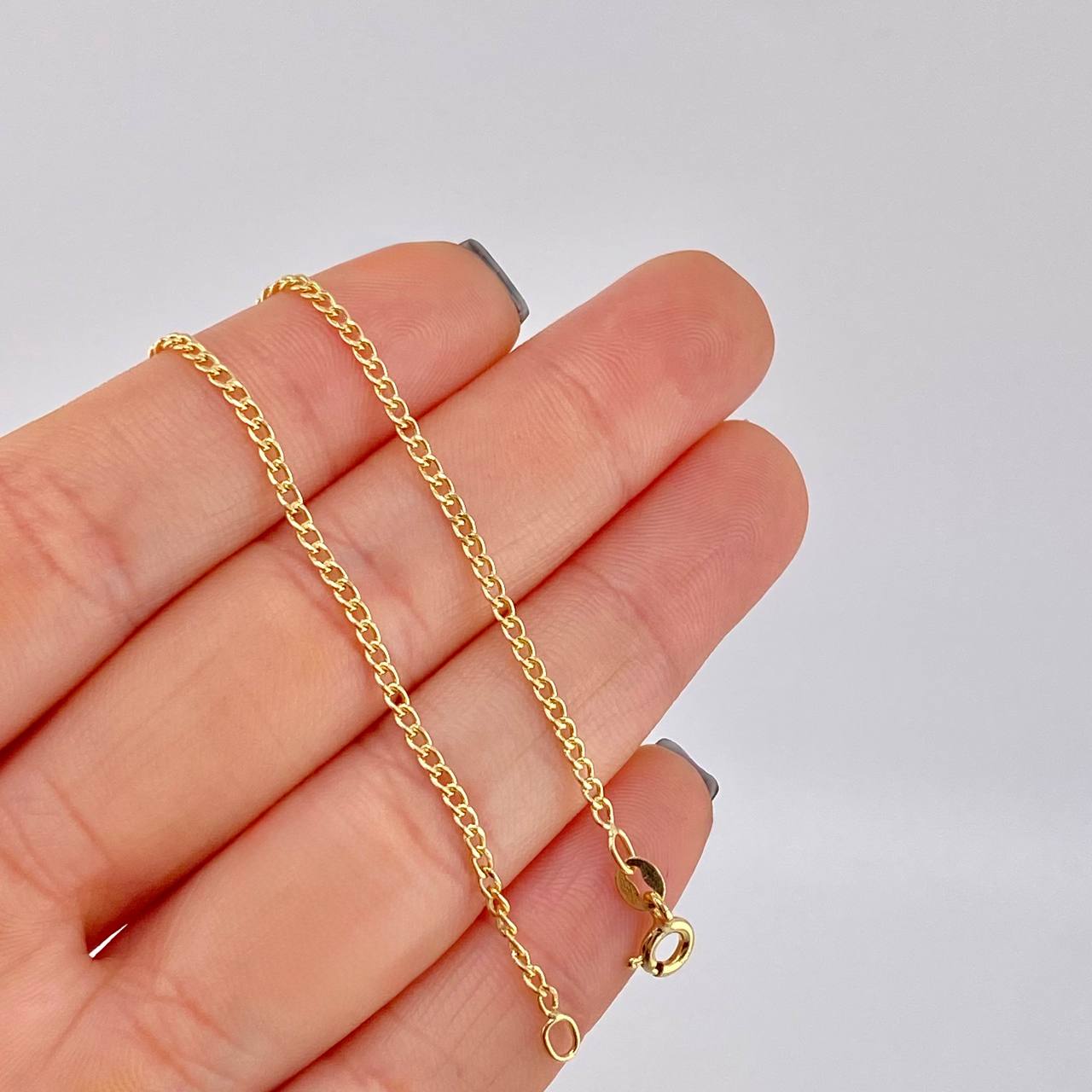 Cuban Links Bracelet 1.15 g / 7 3/4 in / 2 mm 18K Yellow Gold