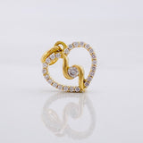 Dije Silueta Espiral 0.95g / 1/2 in Oro Amarillo 18K