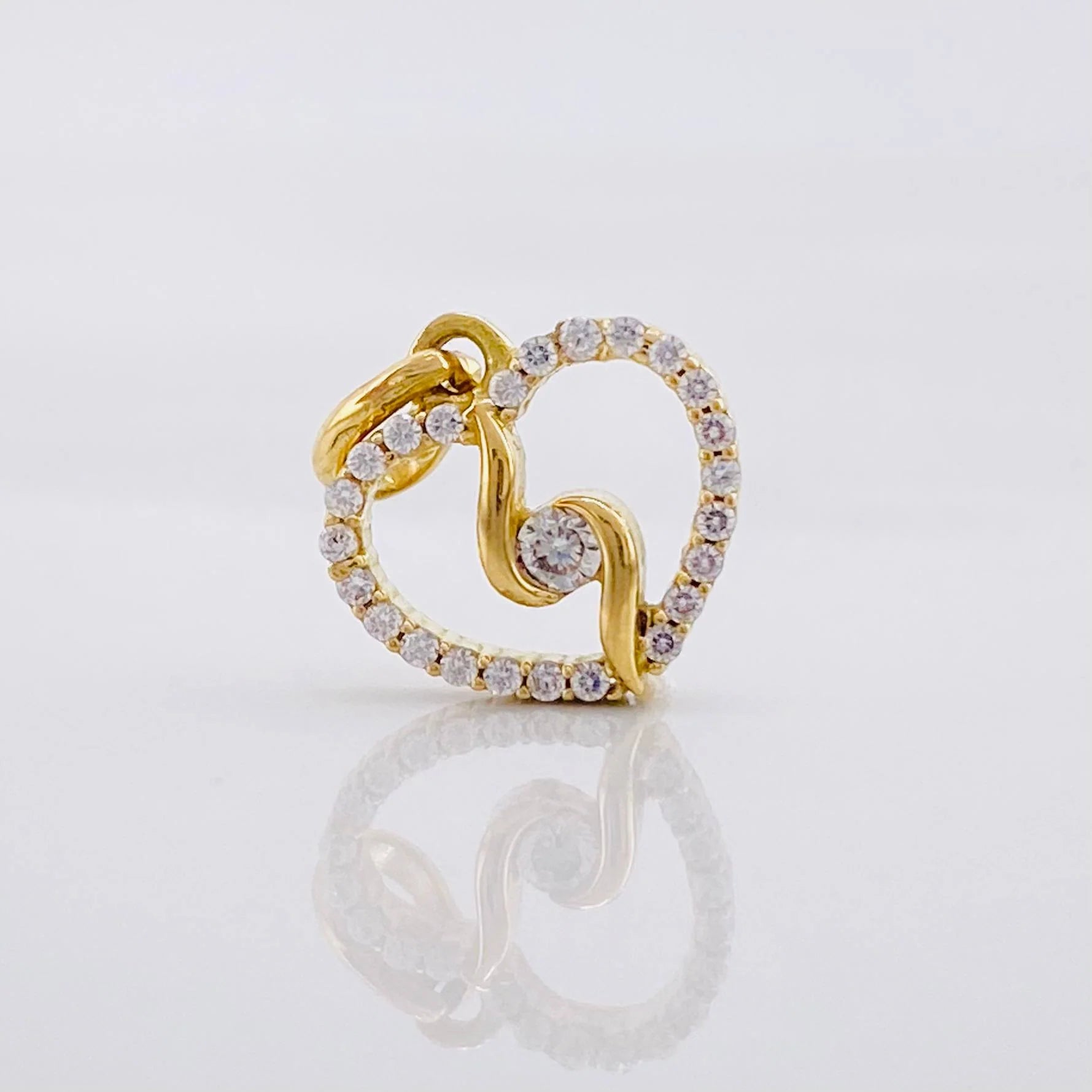 Pendant Spiral Silhouette 0.9g / 1/2 in Yellow Gold 18K