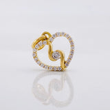 Pendant Spiral Silhouette 0.9g / 1/2 in Yellow Gold 18K