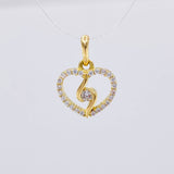 Dije Silueta Espiral 0.95g / 1/2 in Oro Amarillo 18K