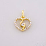 Dije Silueta Espiral 0.95g / 1/2 in Oro Amarillo 18K