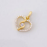 Dije Silueta Espiral 0.9g / 1/2 in Oro Amarillo 18K