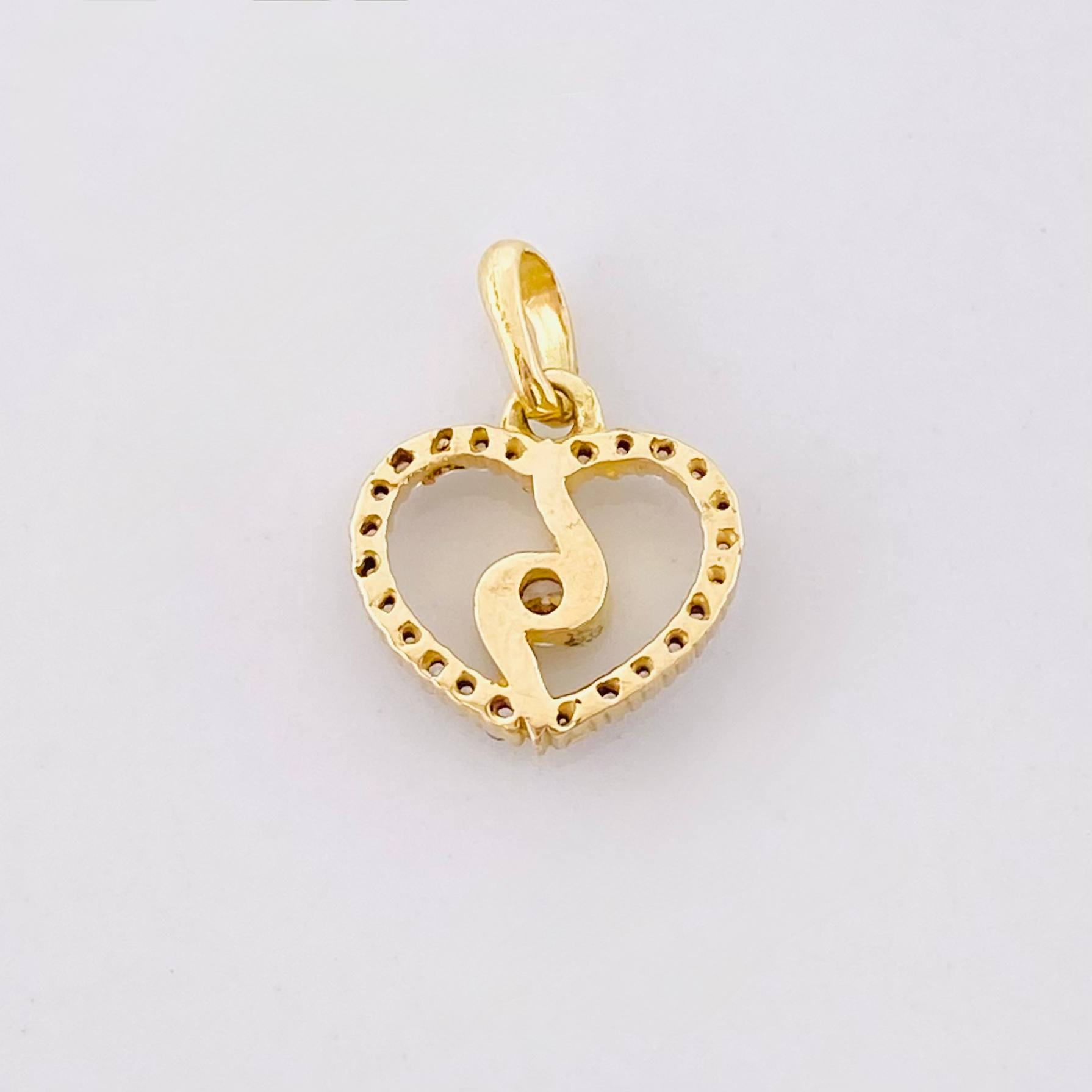 Dije Silueta Espiral 0.95g / 1/2 in Oro Amarillo 18K