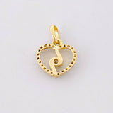 Dije Silueta Espiral 0.95g / 1/2 in Oro Amarillo 18K
