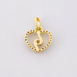 Pendant Spiral Silhouette 0.95g / 1/2 in 18K Yellow Gold