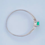 Anillo de Plata Gota  0.6gr / T7 1/2 / Plata Ley 950 +