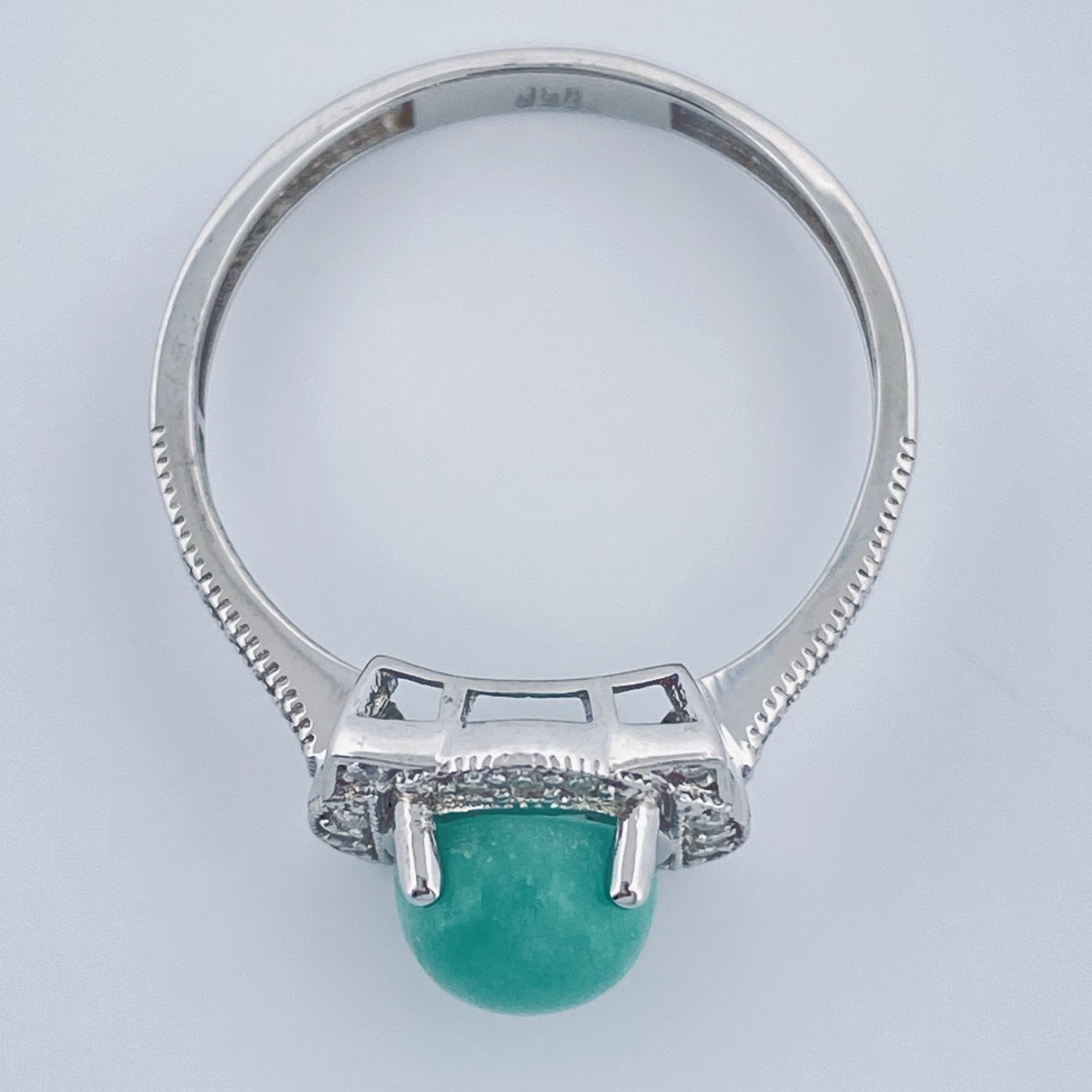 Oasis Silver Ring 2.05gr / Size 7 1/2 / 950 Purity +