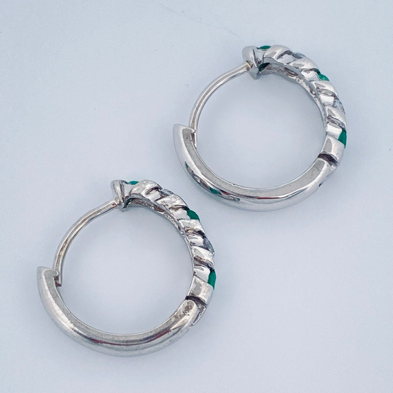 Hoop Earrings Circulo Vital 2.3gr / 1/2 in / 950 Silver +