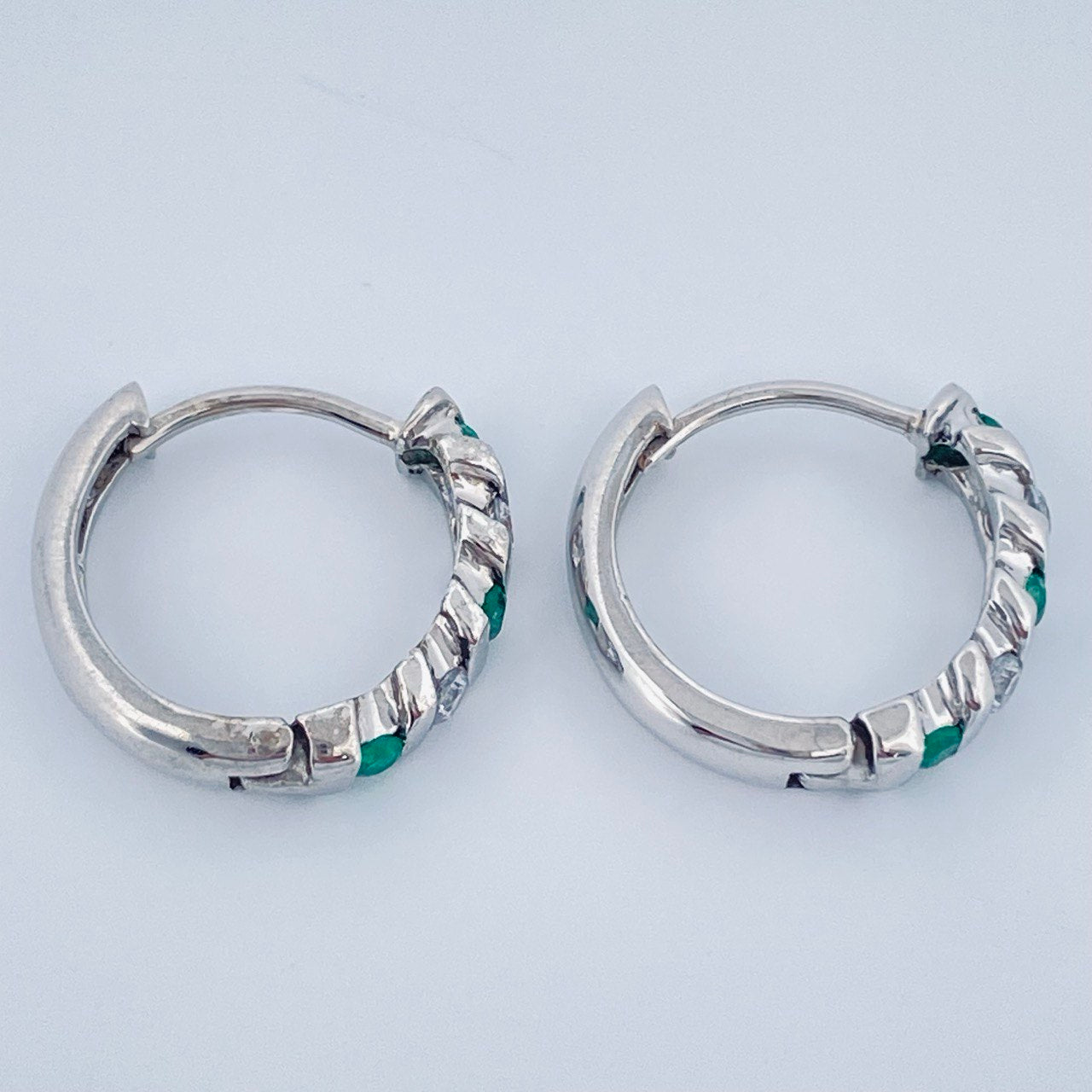 Hoop Earrings Circulo Vital 2.3gr / 1/2 in / 950 Silver +