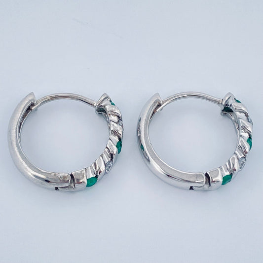 Vital Circle Hoop Earrings 2.3gr / 1/2 in / 18K Gold +