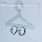 Hoop Earrings Circulo Vital 2.3gr / 1/2 in / 950 Silver +