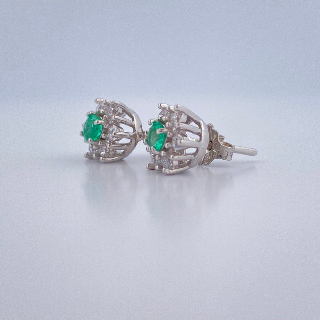 Stud Earrings Shine 1.6gr / 950 Sterling Silver +