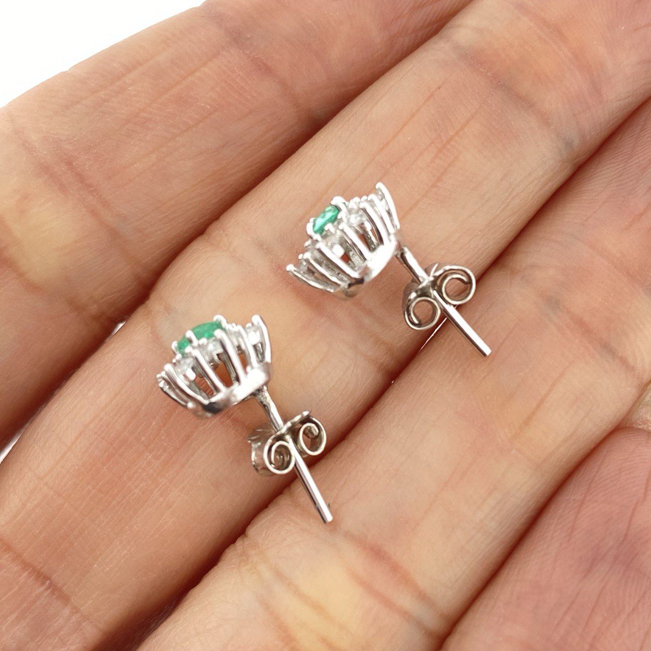 Stud Earrings Shine 1.6gr / 950 Sterling Silver +