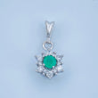 Pendant Glow 0.8gr / 3/4 in / 950 Sterling Silver +