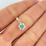 Pendant Glow 0.8gr / 3/4 in / 950 Sterling Silver +