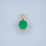 Pendant Round Jewel 0.35gr / 1/2 in / 18K Gold +