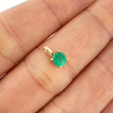 Pendant Round Jewel 0.35gr / 1/2 in / 18K Gold +