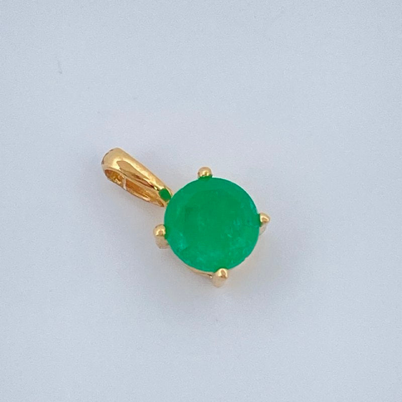 Pendant Round Jewel 0.35gr / 1/2 in / 18K Gold +