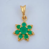 Pendant Flower Jewelry 1.05gr / 3/4 in / 18K Gold +