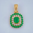 Pendant Modern Charm Jewelry 1.5gr / 3/4 in / 18K Gold +