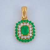 Pendant Modern Charm Jewelry 1.5gr / 3/4 in / 18K Gold +