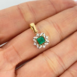 Pendant Jewel Radiance 1.4gr / 3/4 in / 18K Gold +