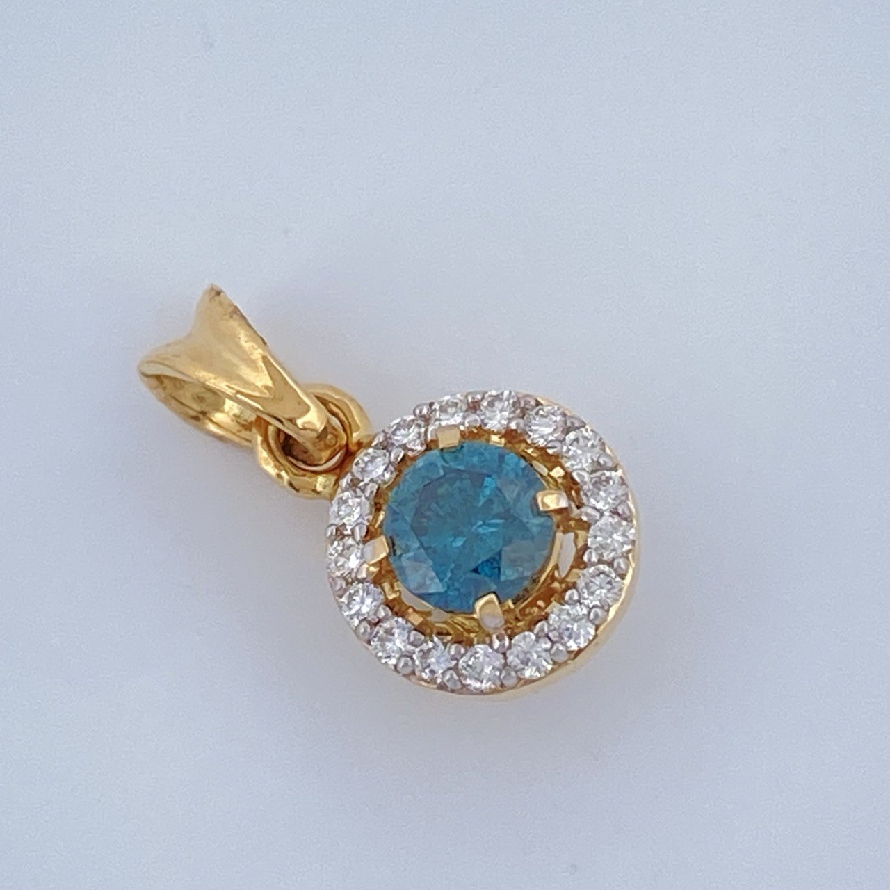 Pendant Jewel Saphira 0.8gr / 0.5in / 18K Gold +