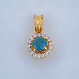 Pendant Jewel Saphira 0.8gr / 0.5in / 18K Gold +