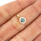 Pendant Jewel Saphira 0.8gr / 0.5in / 18K Gold +