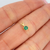 Pendant Jewel Drop 0.35gr / 1/2 in / 18K Gold +