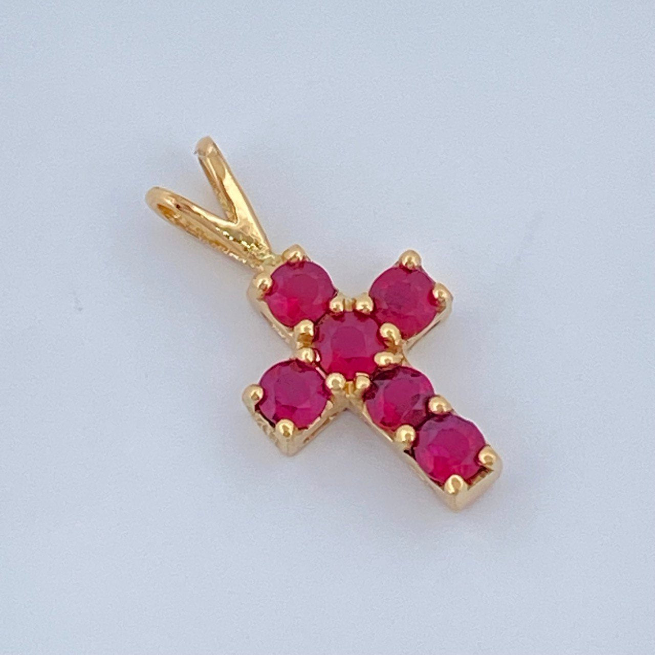 Pendant Jewelry Cross 0.5gr / 1/2 in / 18K Gold +