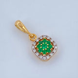 Pendant Imperial Jewel 0.85gr / 3/4 in / 18K Gold +