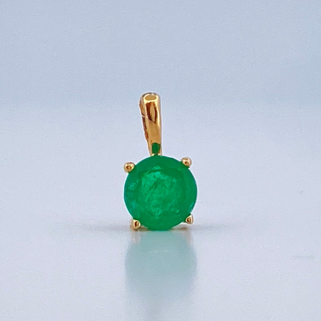 Pendant Round Jewel 0.35gr / 1/2 in / 18K Gold +
